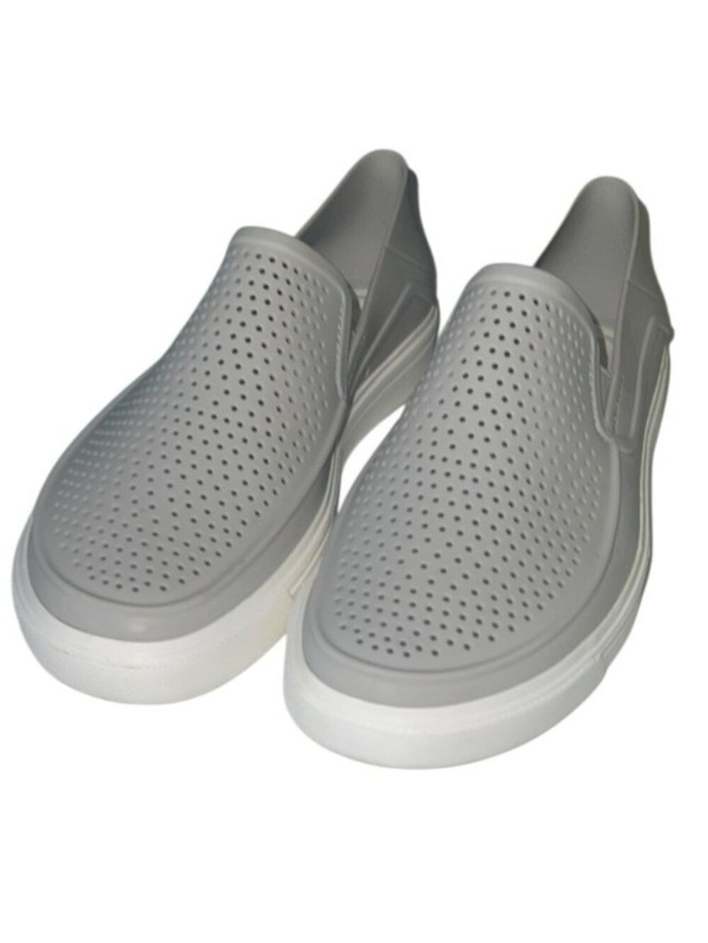 Crocs Citilane Roka Grey Slip On Perforated Comfort Sneaker Women Size 10